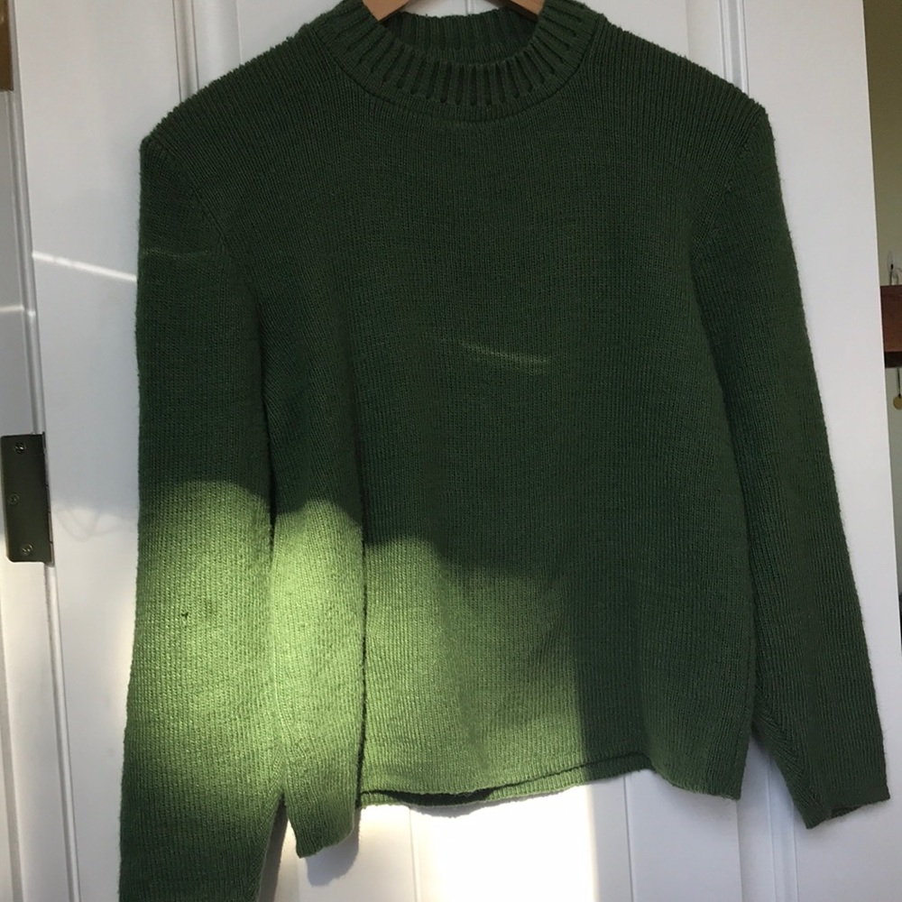 Green sweater